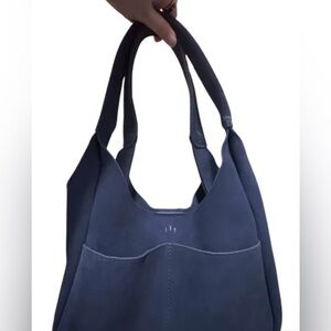 Portland Leather Goods Small Madison Shoulder Bag - Alaska Blue